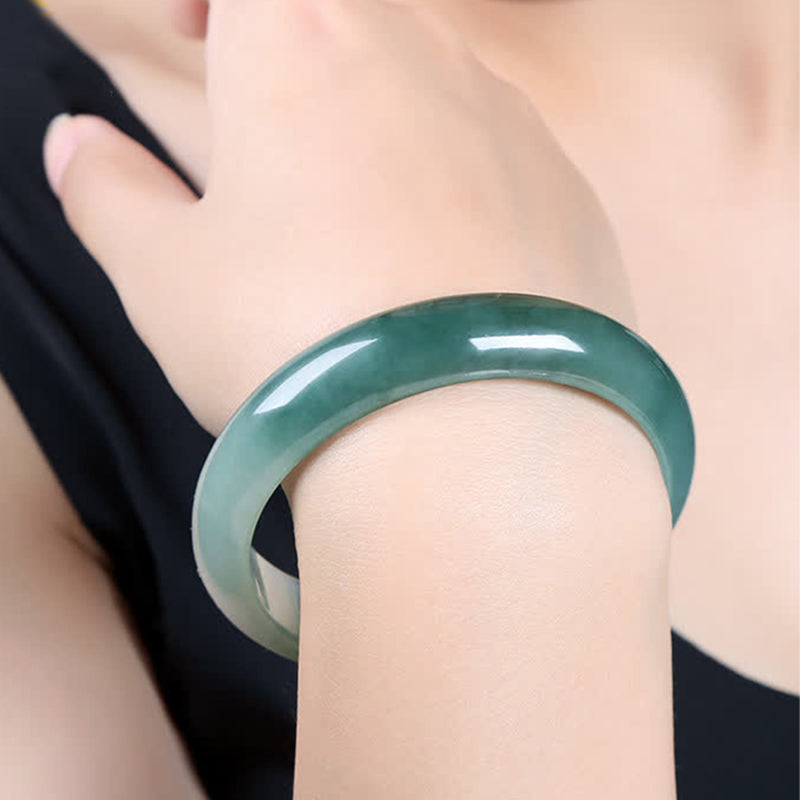 Wear FengShui Jade Abundance Luck Healing Bangle Bracelet