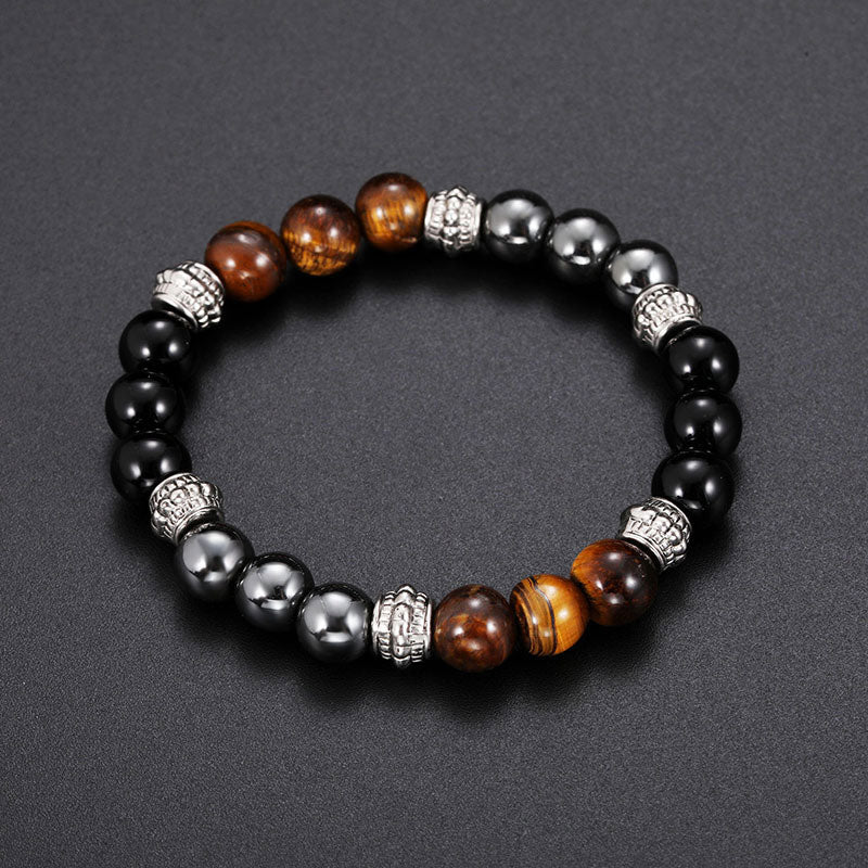 Wear FengShui Tiger Eye and Hematite Good Luck and Healing Bracelet