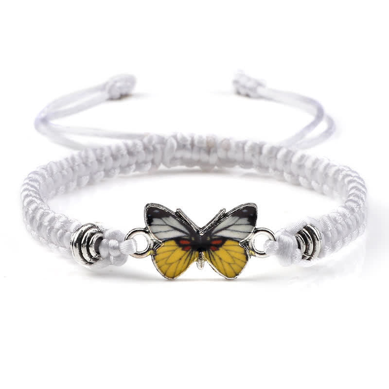 Wear FengShui Butterfly Freedom Love String Charm Bracelet