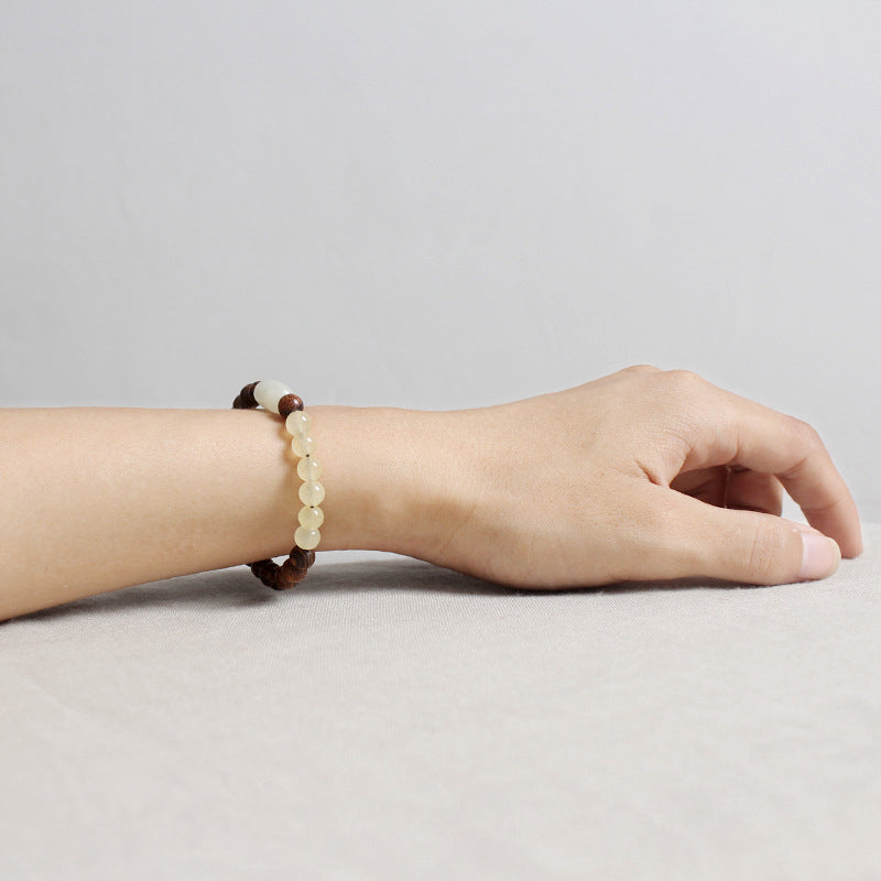 Wear FengShui  Jade Sandalwood Luck Abundance Bracelet
