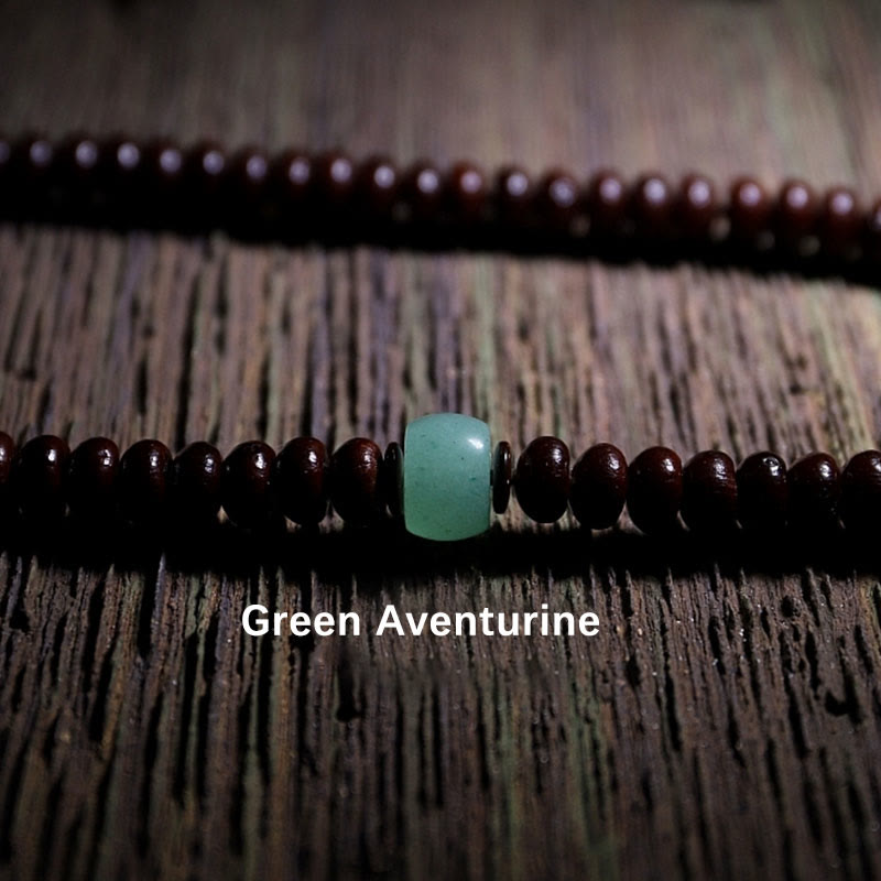 Wear FengShui Natural Tibet 108 Mala Beads Purple Bodhi Seed Three-eyed Dzi Bead Copper Dorje Harmony Bracelet