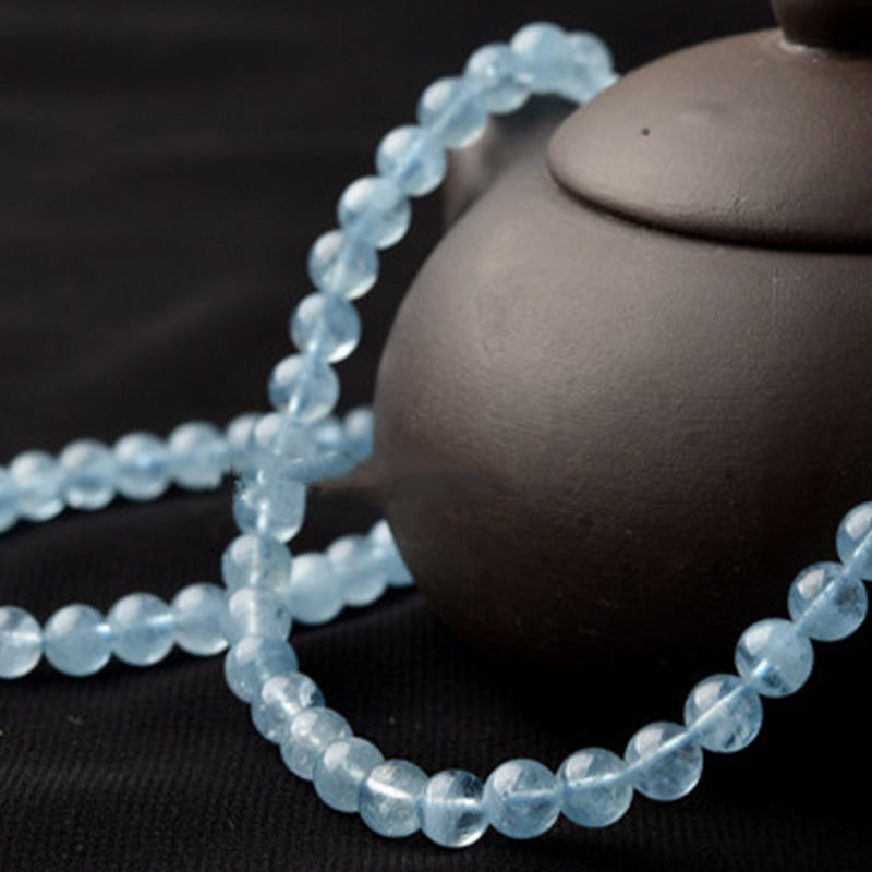 Wear FengShui Natural Aquamarine Peace Healing Bracelet