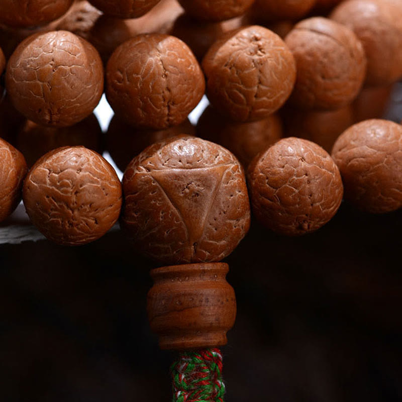 Wear FengShui 108 Mala Beads Nepal Bodhi Seed Luck Wealth Tassel Bracelet