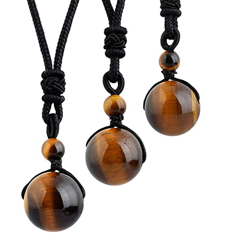 Wear FengShui Tibetan Tiger's Eye Bracelet Necklace Set