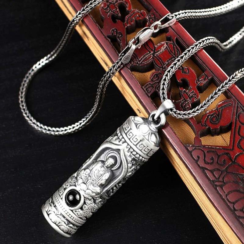 Wear FengShui Chinese Zodiac Natal Buddha Projection Prosperity Necklace Pendant