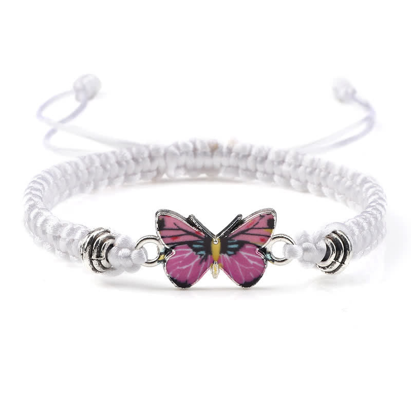 Wear FengShui Butterfly Freedom Love String Charm Bracelet