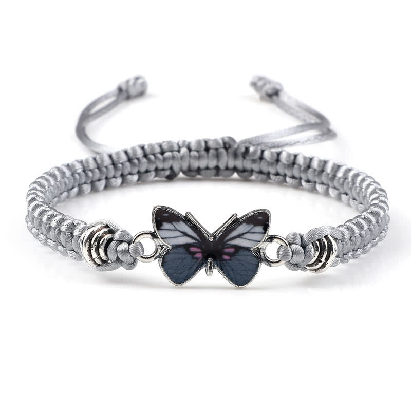 Wear FengShui Butterfly Freedom Love String Charm Bracelet