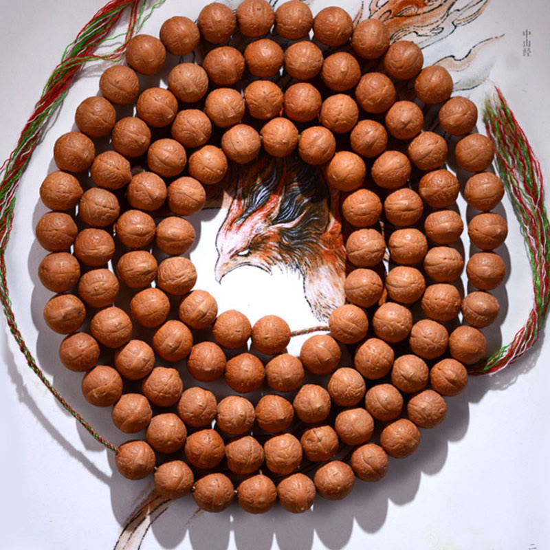 Wear FengShui 108 Mala Beads Nepal Bodhi Seed Luck Wealth Tassel Bracelet