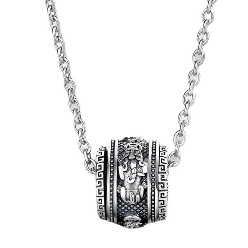 Wear FengShui PiXiu Luck Wealth Rotatable Necklace Pendant