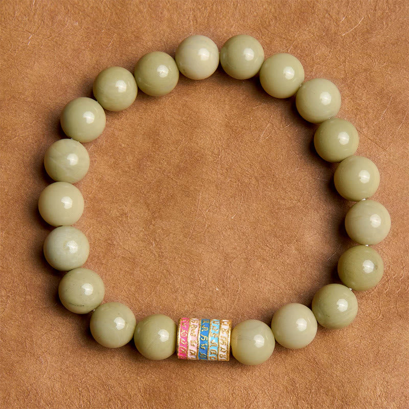 Wear FengShui Natural Alashan Agate Encourage Bracelet
