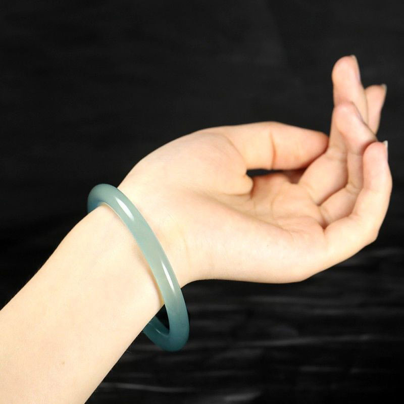 Wear FengShui Natural Jade Healing Blessing Bangle Bracelet