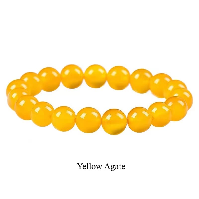 Wear FengShui Natural Stone Quartz Healing Beads Bracelet
