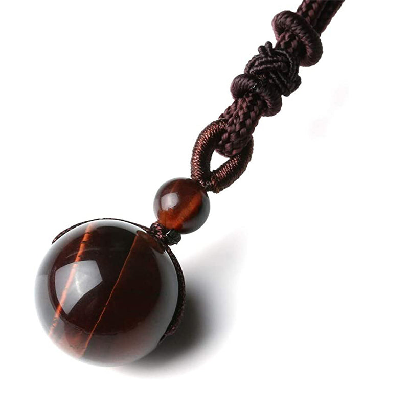 Wear FengShui Tibetan Tiger's Eye Protection Necklace