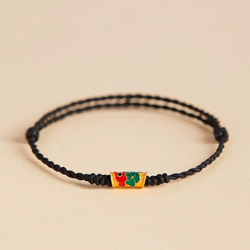 Wear FengShui Handcrafted Koi Fish Wealth Prosperity Braided Rope Bracelet
