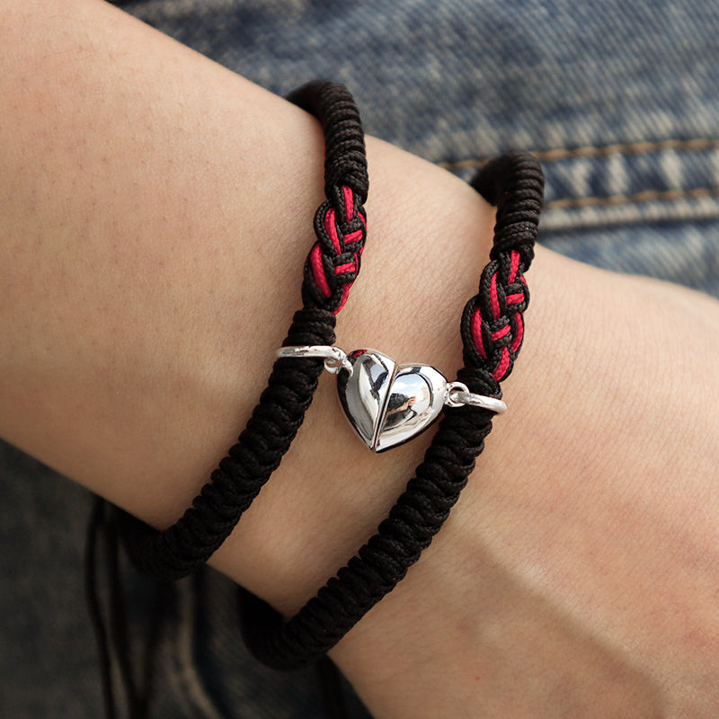 Wear FengShui 2Pcs Tibetan Luck Chinese Knot Protection String Bracelet