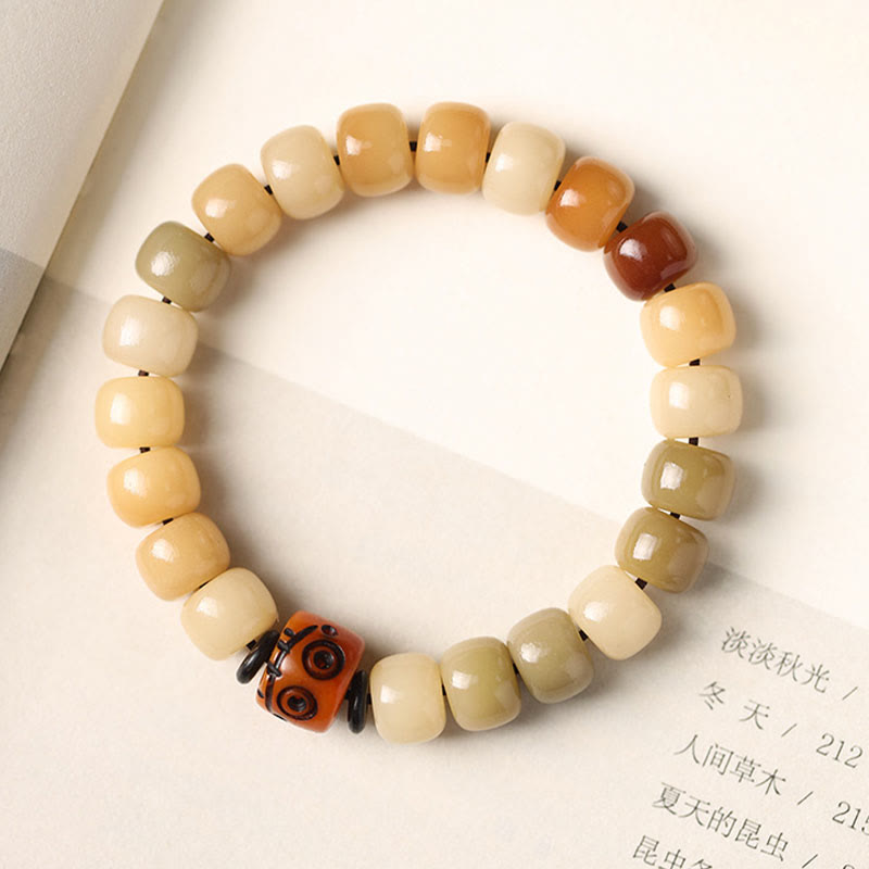 Wear FengShui Natural Bodhi Seed The Lord of the Corpse Forest Om Mani Padme Hum Wisdom Bracelet