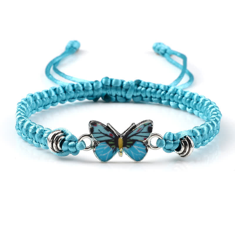 Wear FengShui Butterfly Freedom Love String Charm Bracelet