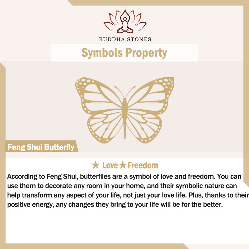 Wear FengShui 18K Gold Plated Copper Pearl Butterfly Love Stud Earrings