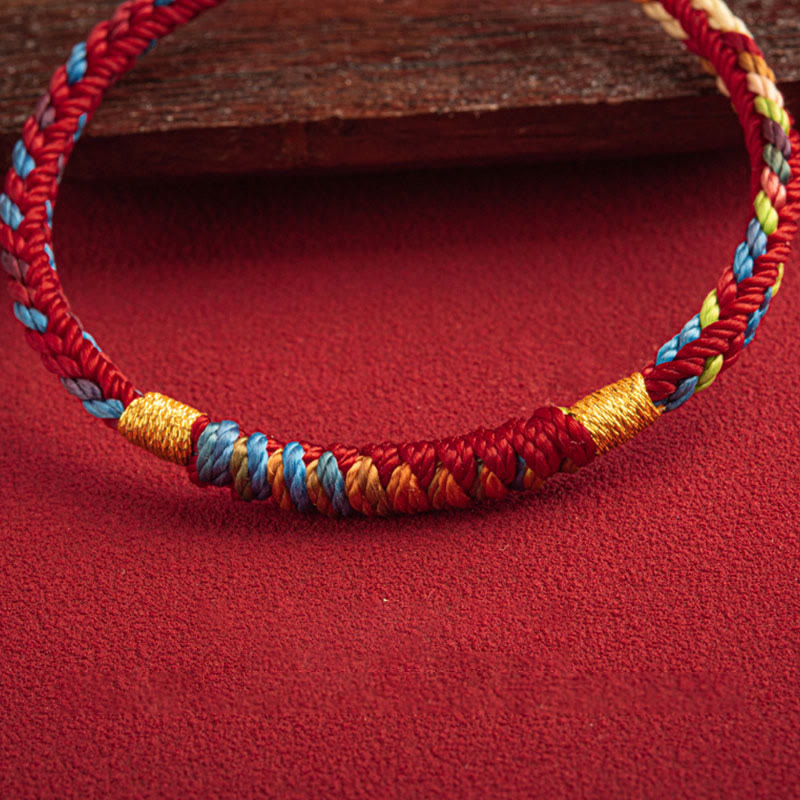 Wear FengShui "May You Be Safe And Lucky In The Year Ahead" Multicolored Bracelet