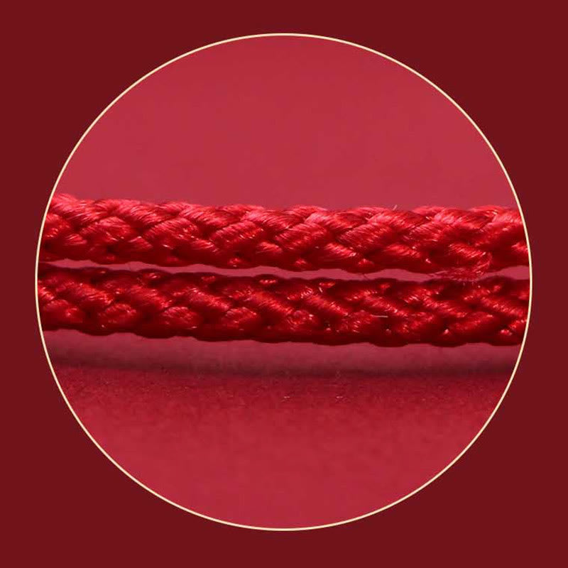 Wear FengShui 925 Sterling Silver PiXiu Fu Character Wealth Luck Handmade Braided Bracelet