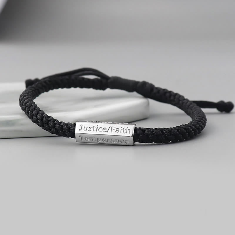 Wear FengShui Seven Deadly Sins Seven Virtues Braided String Bracelet