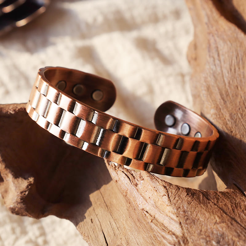 Wear FengShui Vintage Copper Balance Cuff Bracelet