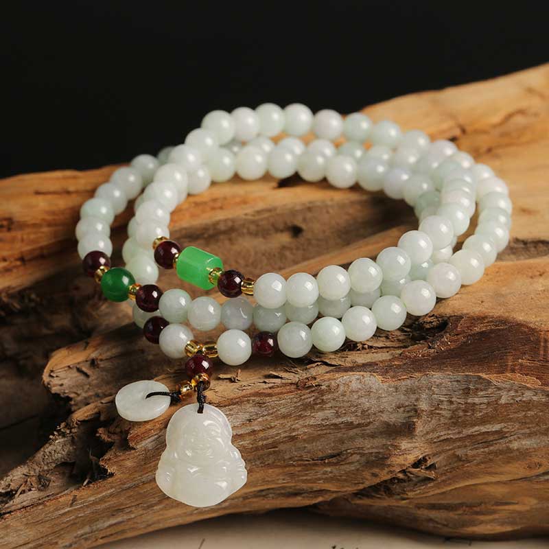 Wear FengShui Natural Jade Pixiu Buddha Abundance Bracelet