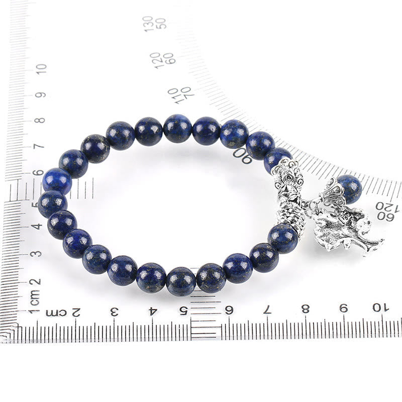 Wear FengShui Natural Gemstone Tree of Life Lucky Charm Stretch Bracelet