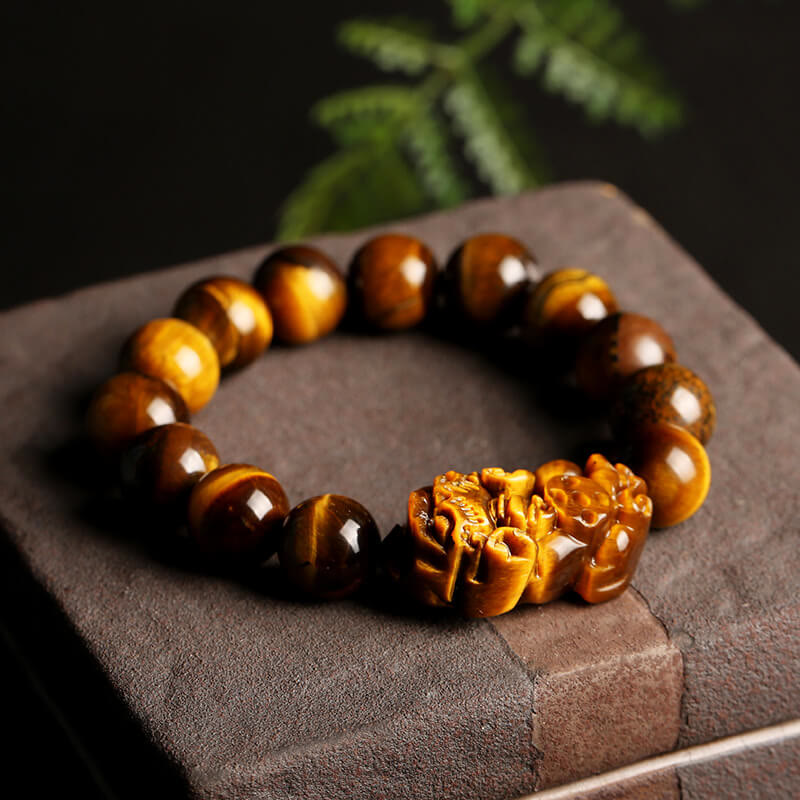 Wear FengShui Natural Tiger Eye Wealth Bracelet