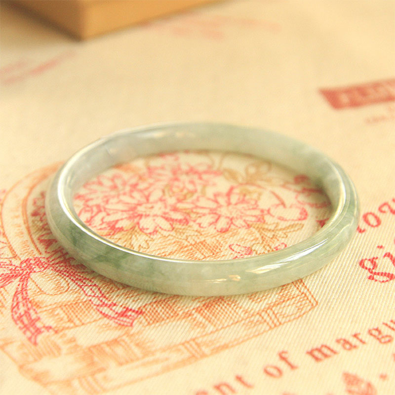 Wear FengShui Natural Jade Peace Healing Bangle Bracelet