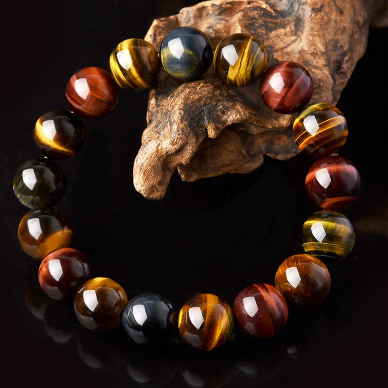 Wear FengShui Natural Tiger Eye Positive Protection Bracelet