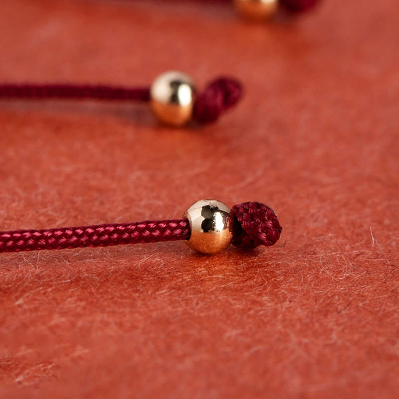 Wear FengShui Garnet Cinnabar PiXiu Blessing Calm String Bracelet