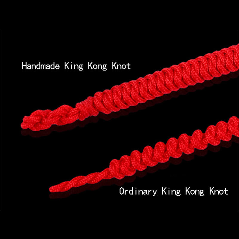 Wear FengShui Tibetan Handmade Multicolored Thread King Kong Knot Strength Braid String Bracelet