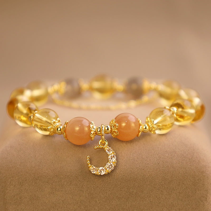 Wear FengShui Blessed Moon Citrine Abundant Energy Bracelet