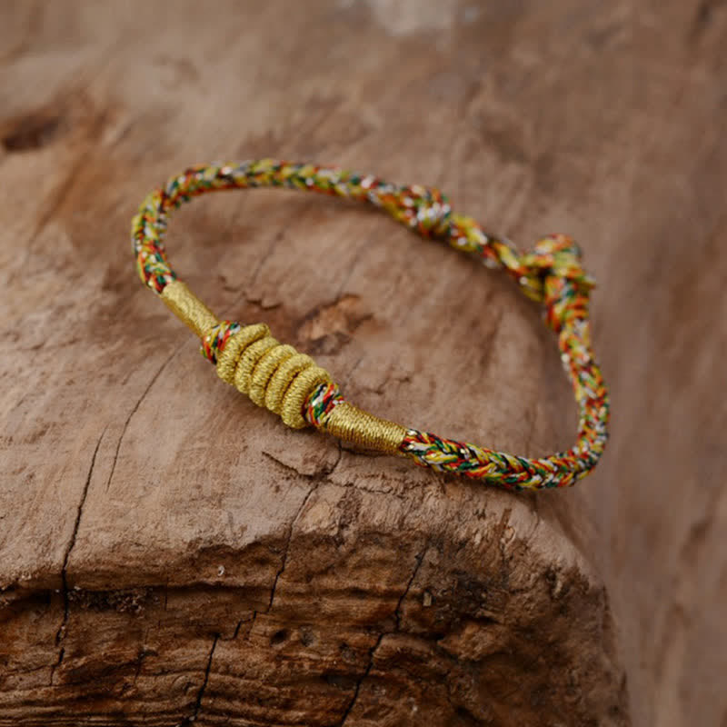 Wear FengShui Handmade Colorful King Kong Knot Protection Braid String Bracelet