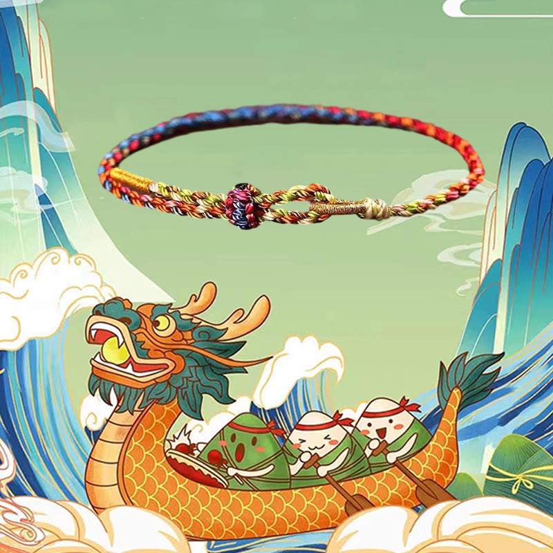Wear FengShui Handcrafted Luck Colorful Rope Child Adult Bracelet