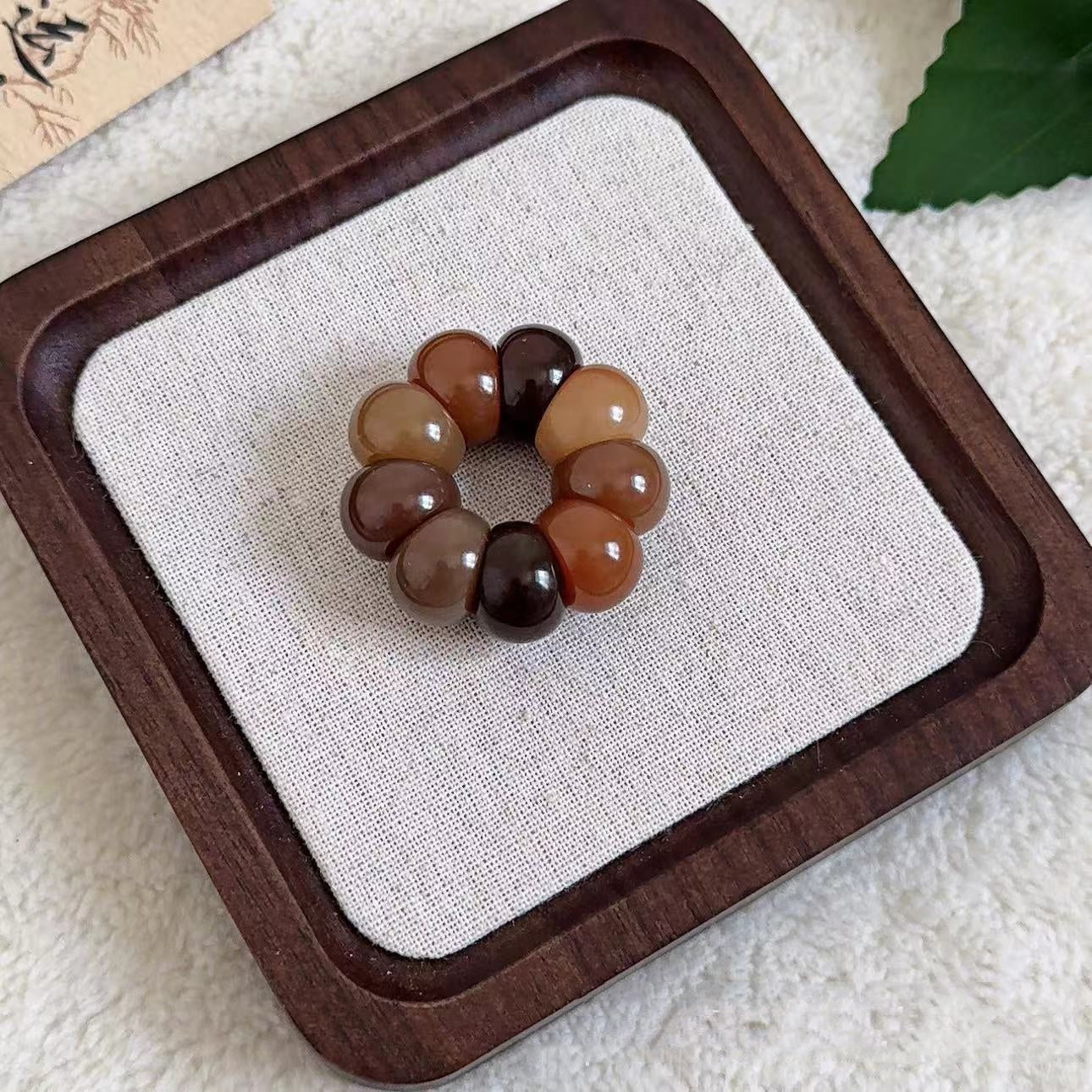 Adorable Mini Garlic Clove and Mangosteen Handheld Charms，Multiple Colors Available