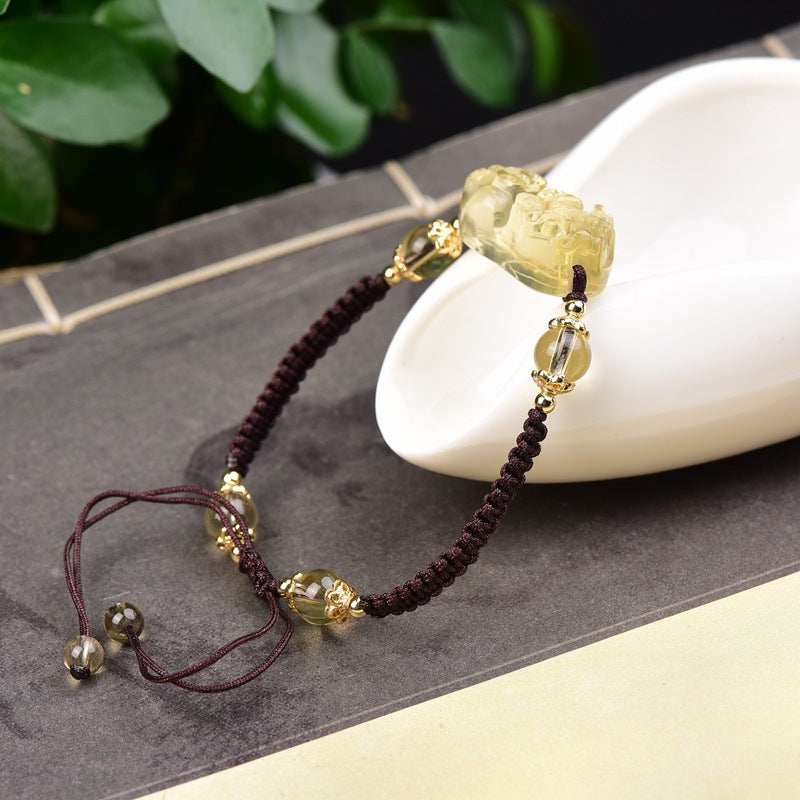 Citrine Wealth Pi Xiu Bracelet – A Symbol of Prosperity and Good Fortune