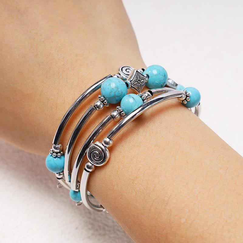 Wear FengShui Tibetan Turquoise Balance Bracelet