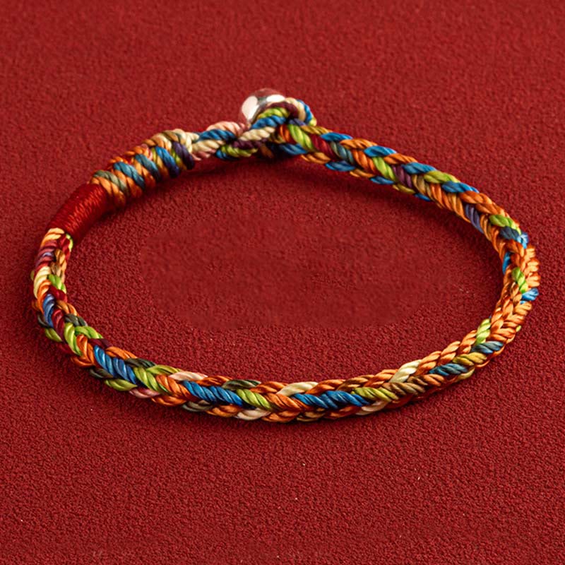 Wear FengShui "May you be healthy and happy" Lucky Multicolored Bracelet Includes Gift Message Card
