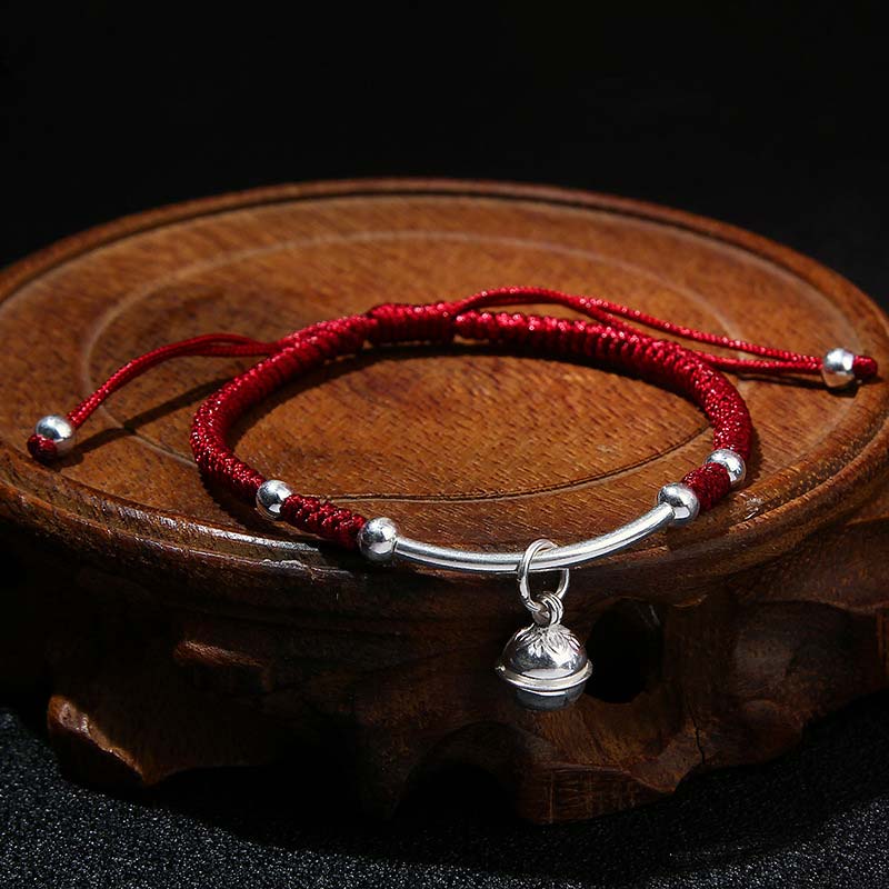 Wear FengShui FengShui Lucky Red String Bell Bracelet