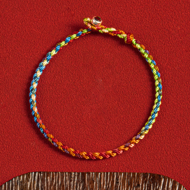 Wear FengShui "May you be blessed with peace and safety in all four seasons" Lucky Multicolored Bracelet
