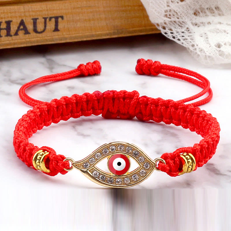 Wear FengShui Evil Eye Keep Away Evil Spirits String Bracelet