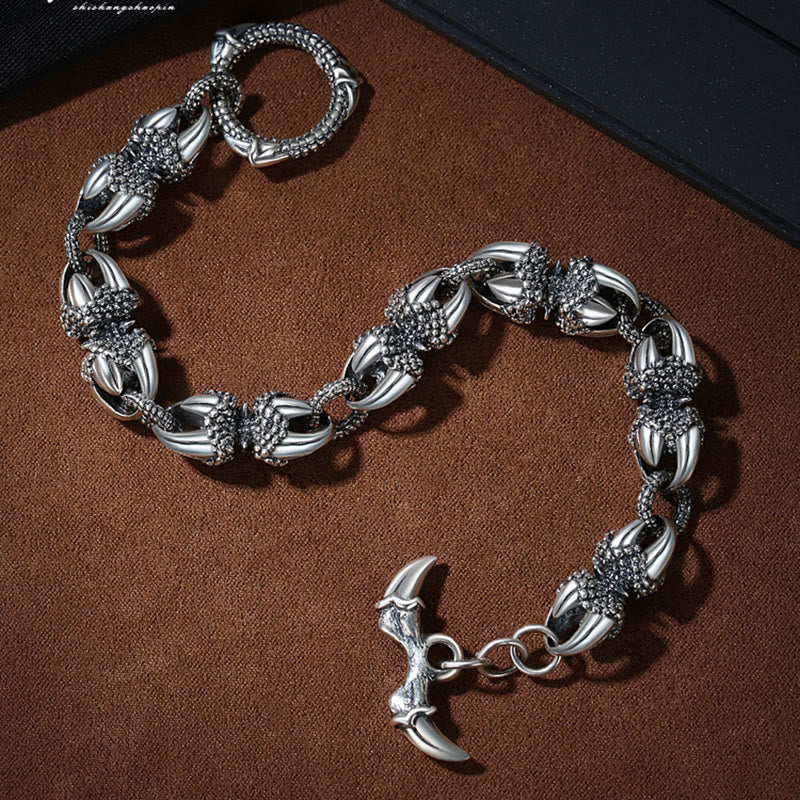 Wear FengShui Dragon Claw Engraved Strength Protection Bracelet