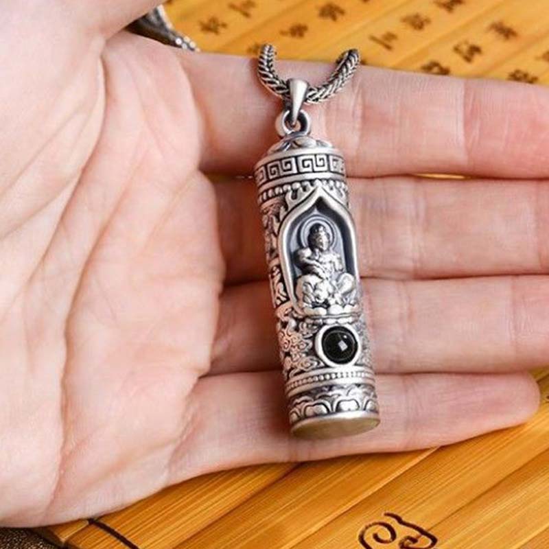 Wear FengShui Chinese Zodiac Natal Buddha Projection Prosperity Necklace Pendant