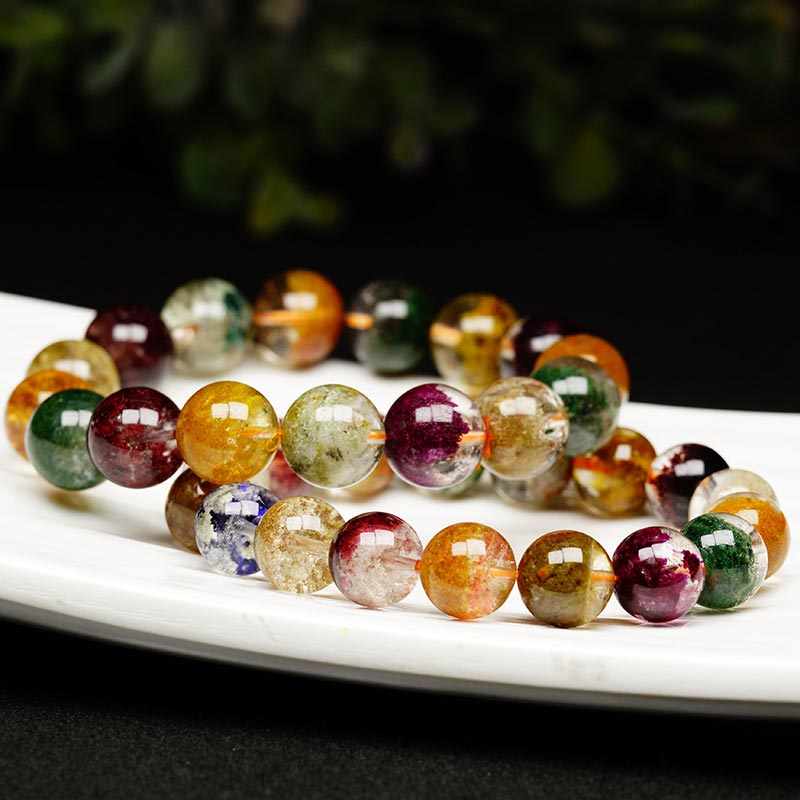Wear FengShui Natural Various Gemstone Crystal Love Bracelet