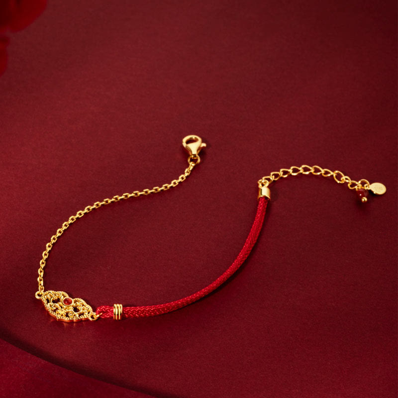 Wear FengShui Lock of Good Wishes Luck Strength Chain Bracelet