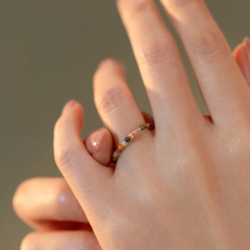 Wear FengShui Natural Tourmaline Positive Love Ring