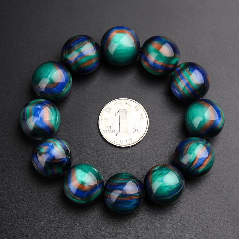Wear FengShui Colorful Sea Willow Mala Positive Bracelet Ring