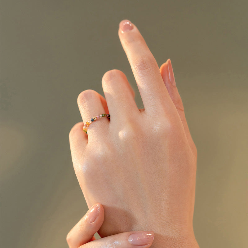 Wear FengShui Natural Tourmaline Positive Love Ring